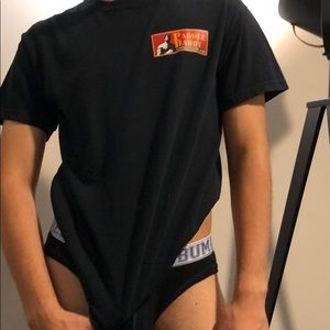 Kinky leather T-shirt